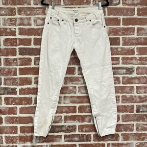 A11 Women's One Teaspoon Freebird 2 Distressed Zip Ankle Jeans Fair Condition 25